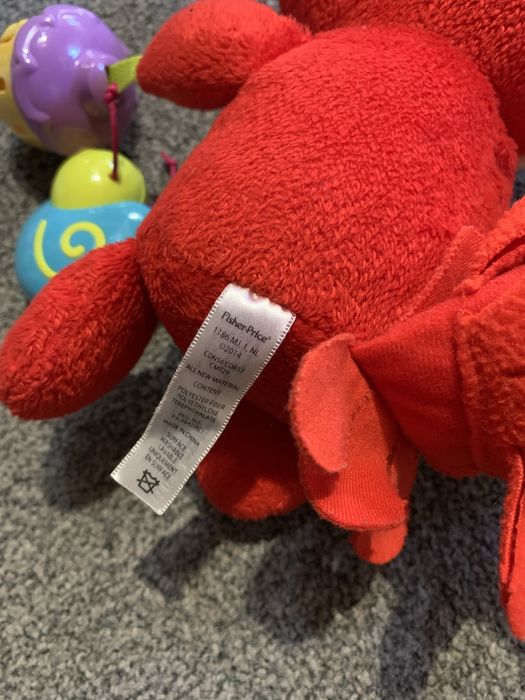 Lis Fisher Price lisek grzechitka gryzak przytulanka