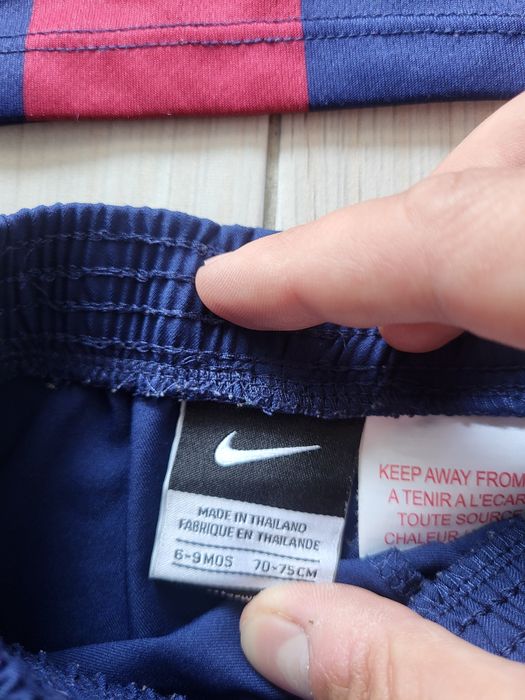Strój Barcelona Nike 70-75cm dziecięcy Barca dla niemowlaka