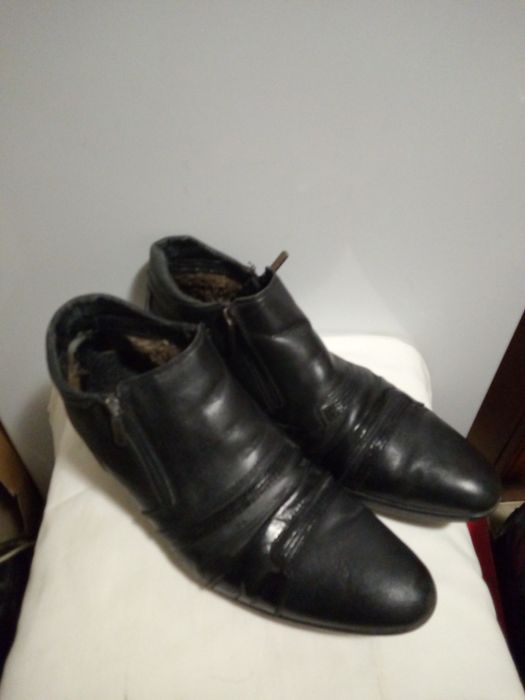 Шкіряні зимові чоловічі ботинки р. 43