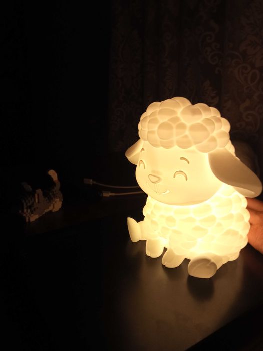 Світильник нічник Minecraft, череп, баранчик