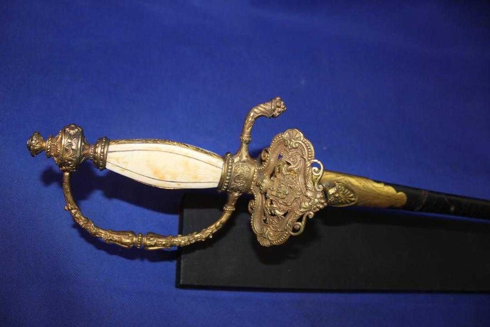 Antiga espada espadim português colecionismo