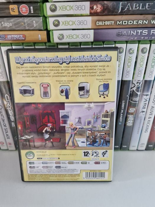 The sims 2 młodzieżowy styl akcesoria PL pc