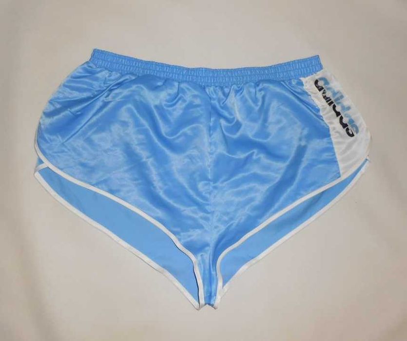Spodenki Vintage Adidas 80s (M) Nylon Made in West Germany Running Jogging Sprinter Shiny Glanz Gym