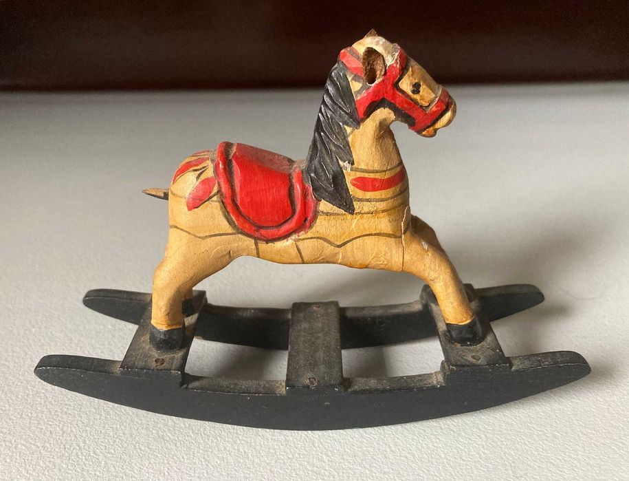 Brinquedo Antigo Vintage Cavalo Baloiço