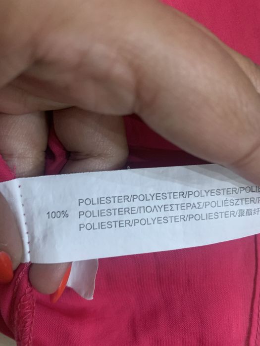 Blusa de mangas cavas rosa-choque “Stradivarius” tamanho XL