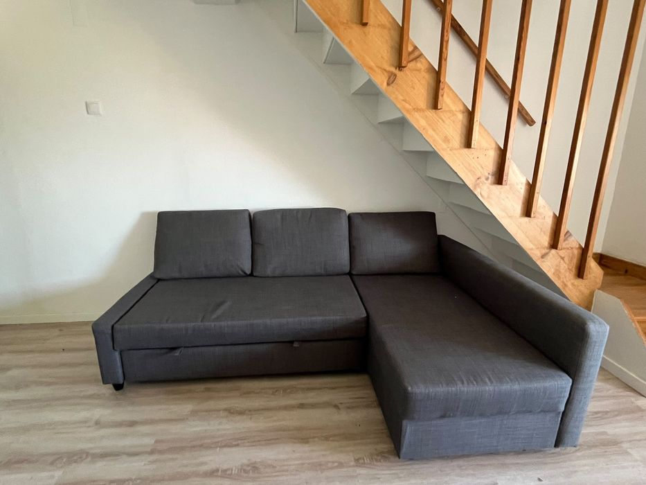 Sofa cama cizento escuro