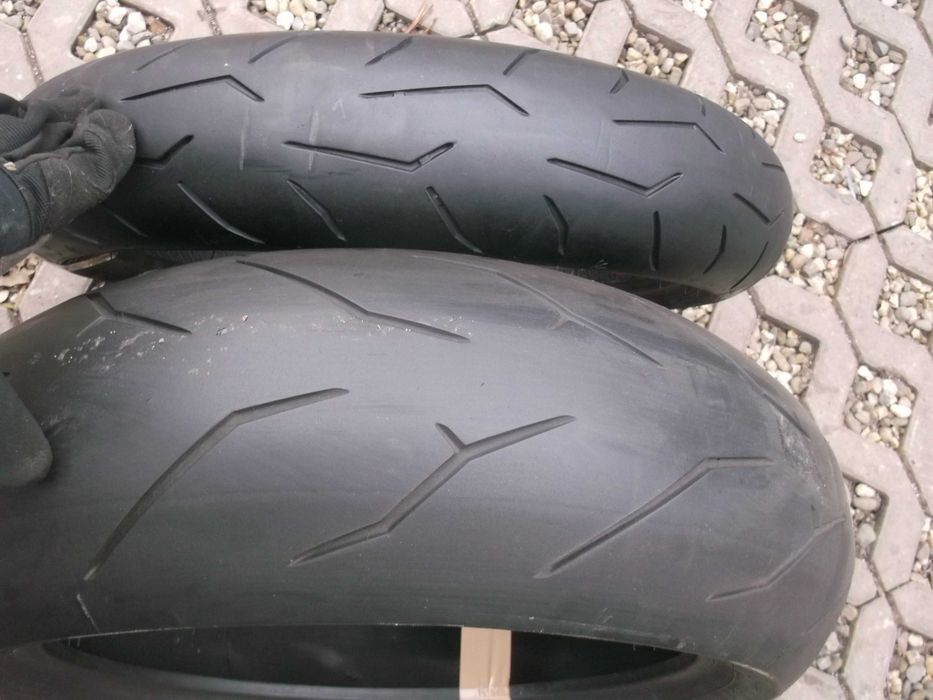 opona 180/60ZR17 120/70Zr17 Pirelli Diablo Rosso Corsa komplet zr17