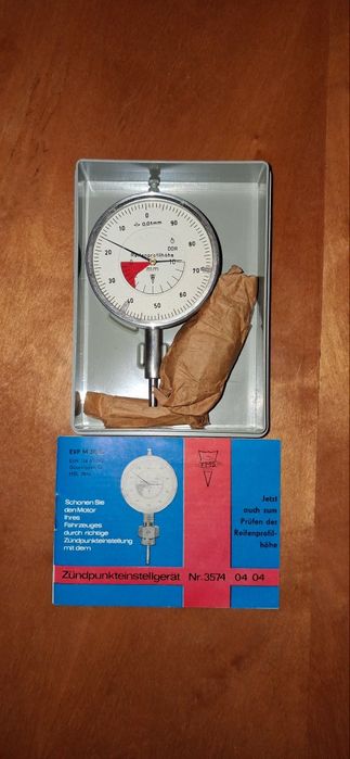 Miernik do mierzenia głębokości bieżnika lata 70/80