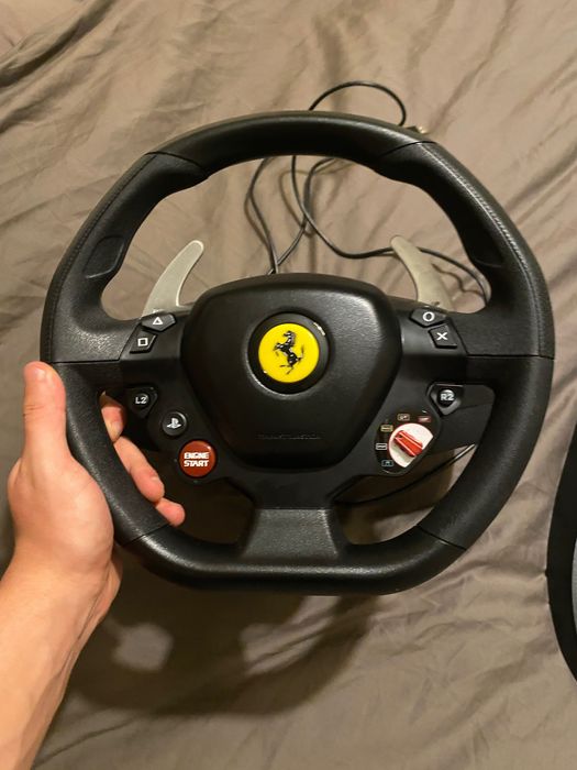 Volante Gamer e Pedais TRUTHMASTER T80 Ferrari em perfeita condiçao
