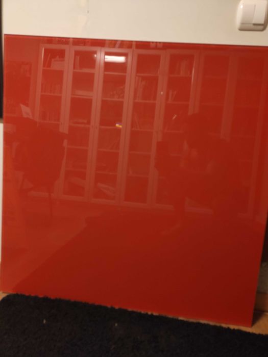 Vidro temperado vermelho