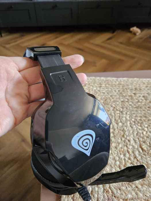 Słuchawki przewodowe z mikrofonem, jack