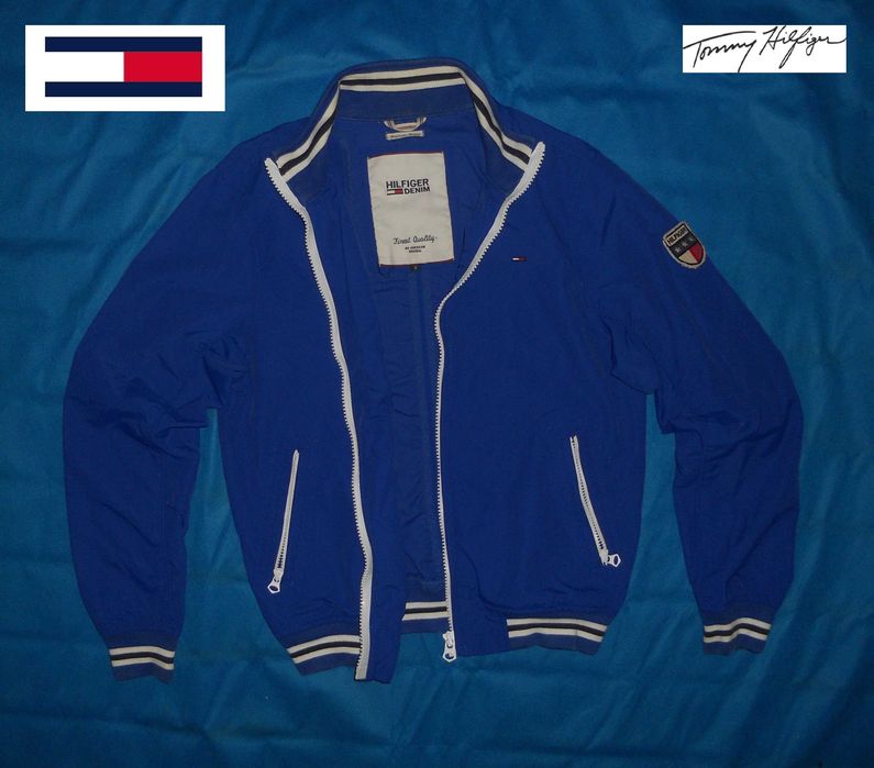 Tommy Hilfiger Denim Harrington Bomber Jacket Kurtka Męska Wiatrówka S