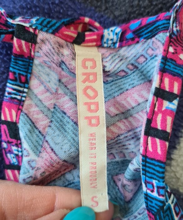 Sukienka długa maxi kolorowa we wzory boho hippie style z wiskozy