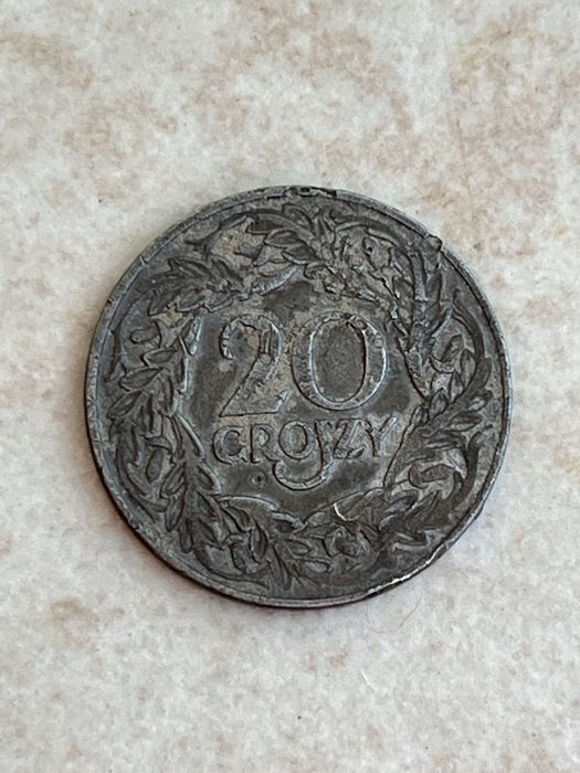 Moneta 20 groszy 1923 Polska II RP