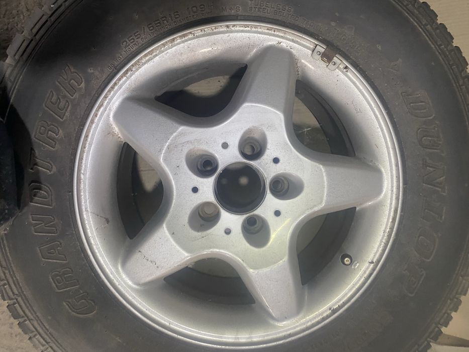 Колесо Запаска Мерседес 255/65 R16 докатка, титан, Mercedes ML-class  Dunlop