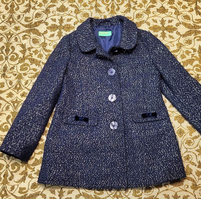 Дитяче пальто на осінь Benetton 122-128 см
