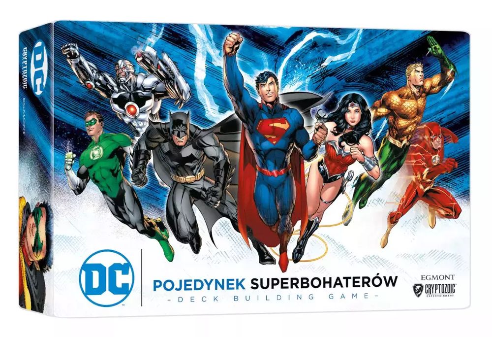 Pojedynek Superbohaterów DC. DC Deck Building Game. Egmont - gry
