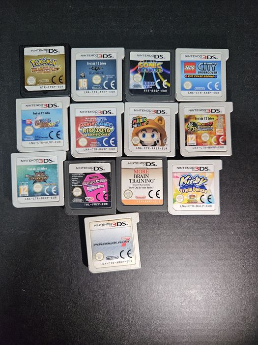 Lote de jogos nitendods e 3ds