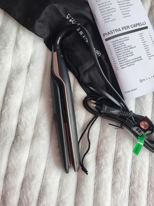 Prancha de cabelo mini para viagem