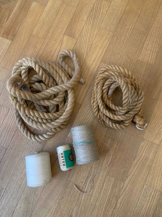 Джутовый канат. Джутовая нить