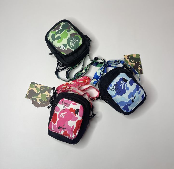 Сумка Bape через плечо, барсетка, сумка Бейп, бананка, мессенджер