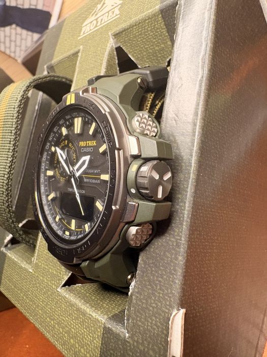 Casio Pro Trek PRW 6000 sg-3 (original) military годинник  Protrek Garmin