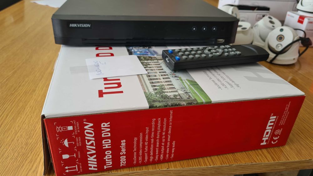 Monitoring Hikvision 10 kamer + 2 rejestratory