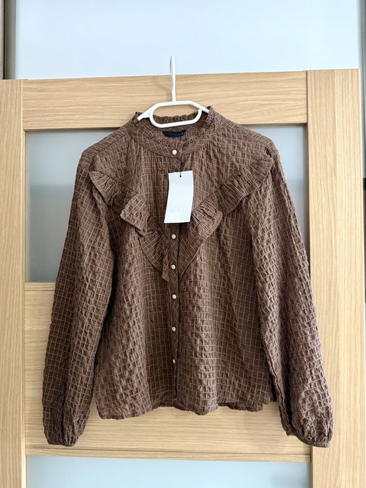 Kreszowana bluzka zara kratka