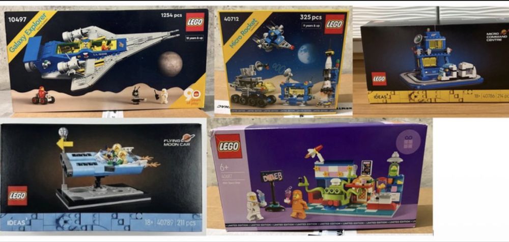 Lego 10497 - 40712 - 40786 - 40789 - 40687 PACK