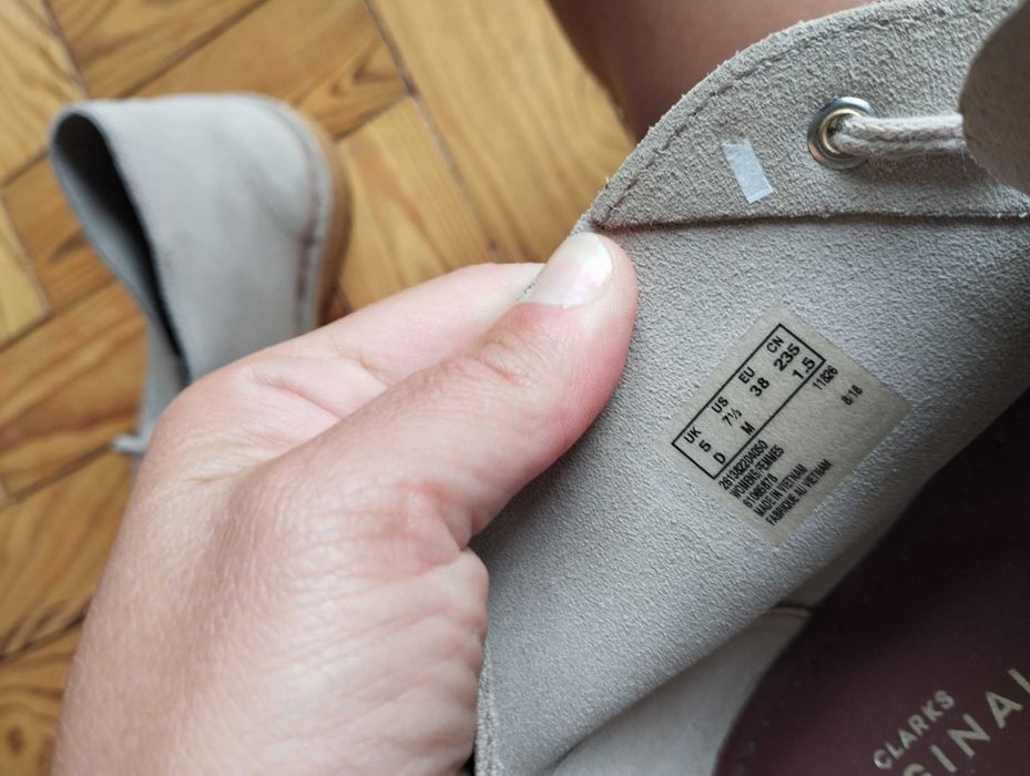 Botas unisexo Evo da Clarks n°38 Bege