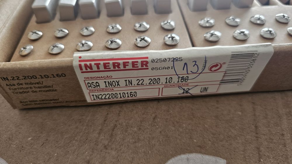 Puxadores Asa Inox