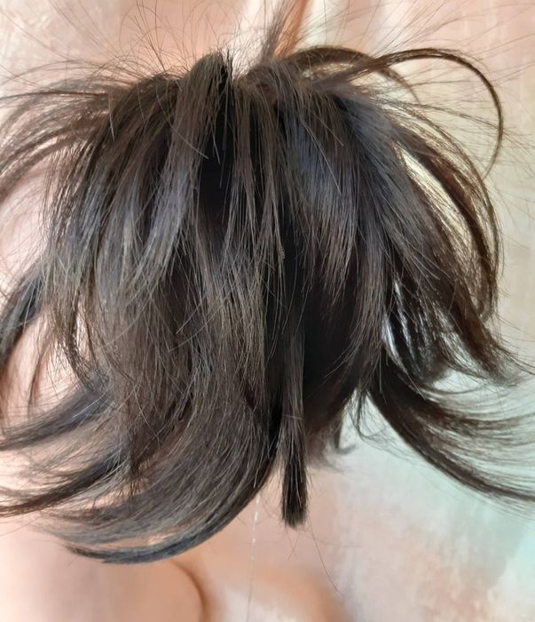 Хвост на крабе заколка  пальмочка для волос рожки Карина тон 6 . Без б