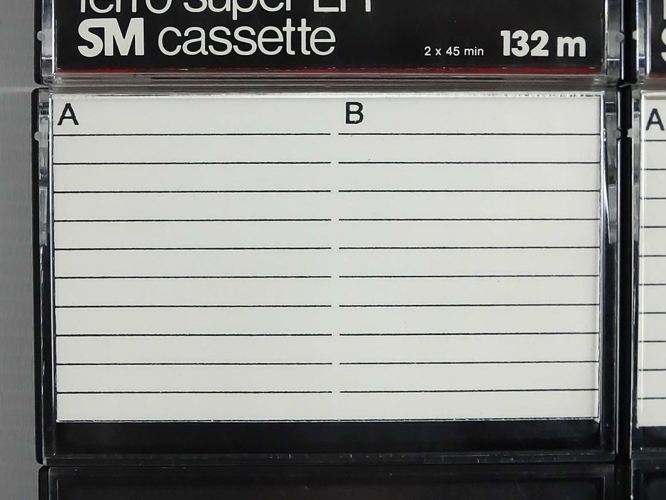 Kasety BASF Ferro Super LH 90 – Stan Kolekcjonerski (Vintage)