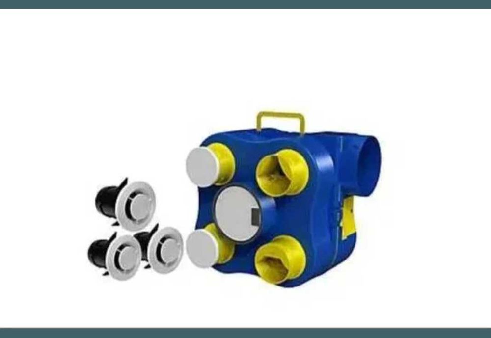 Kit de ventilação de fluxo único para cozinhas e casas banho