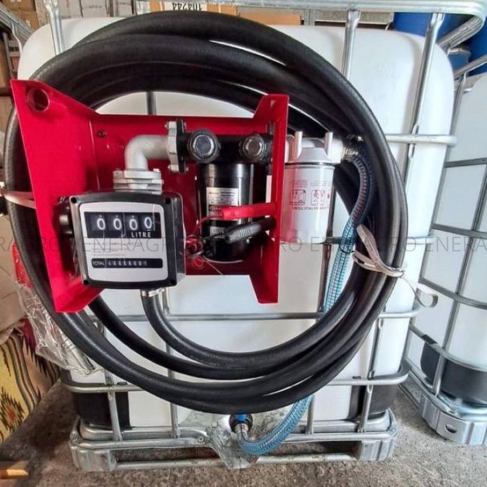 Міні азс Єврокуб, заправна станція 12В, насос 12В, лічильник, дизель