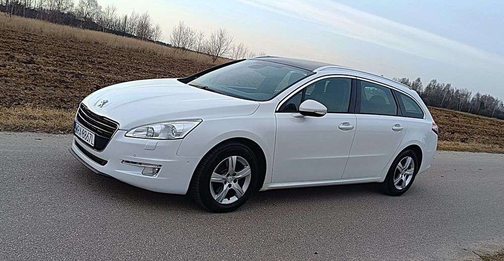Peugeot 508 2.0 hdi 140KM Biała Perła Panorama Au Navi Spr z Niemiec Zarejestrowan