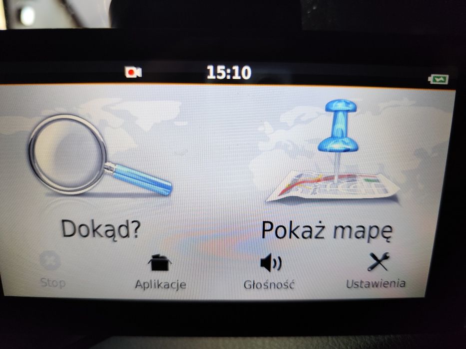Nawigacja Garmin z rejestratorem jazdy bezterminowe aktualizacje ideał