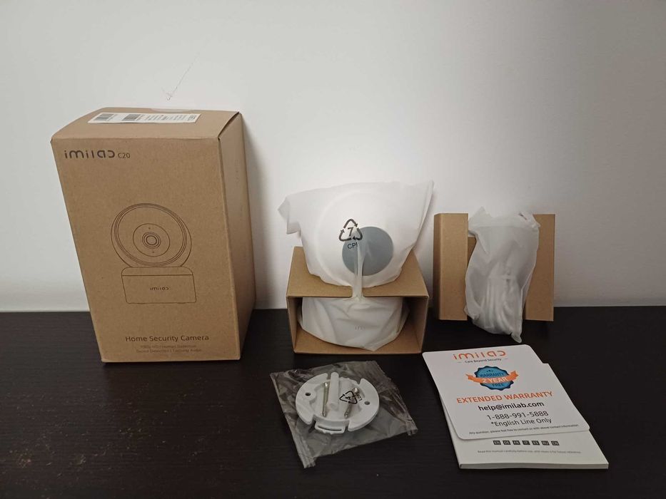 Câmara de Segurança IP WiFi Sem fios Imilab C20 Full HD 360 - Nova