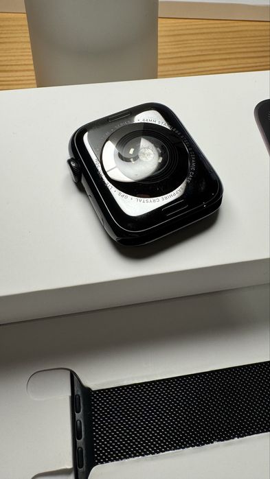 Apple watch 5 stainless inox preto