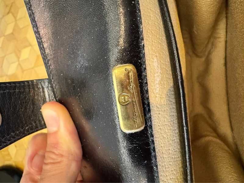 Torebka Etienne Aigner Black Leather Crossbody Bag