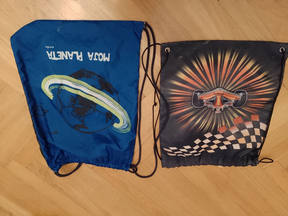 2  worki szkolne, na wf Herlitz i Endo