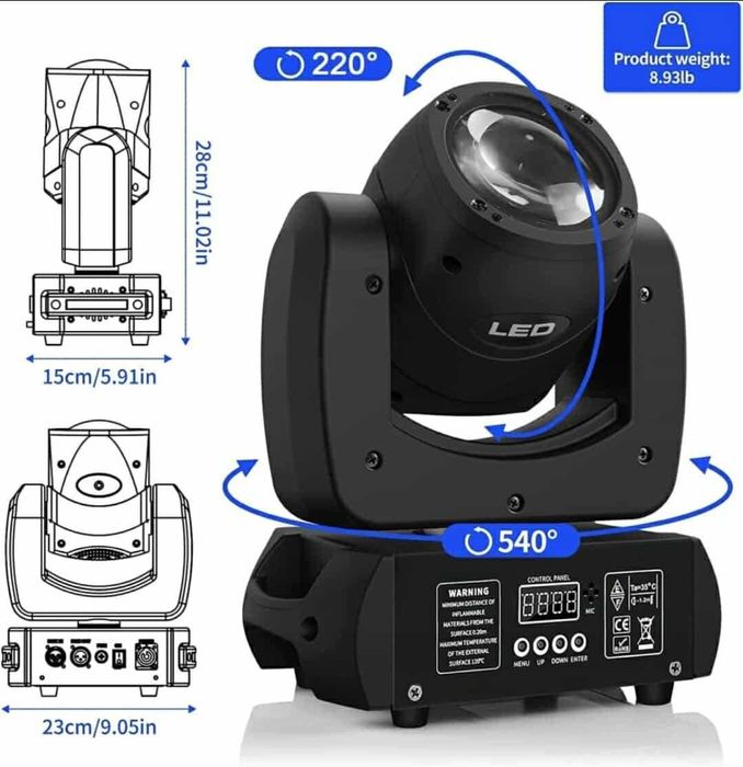 Lampa sceniczna Moving Head BEAM ZQ02021