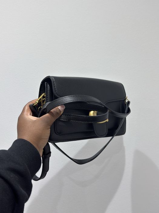 Mala bag coach preta a tiracolo