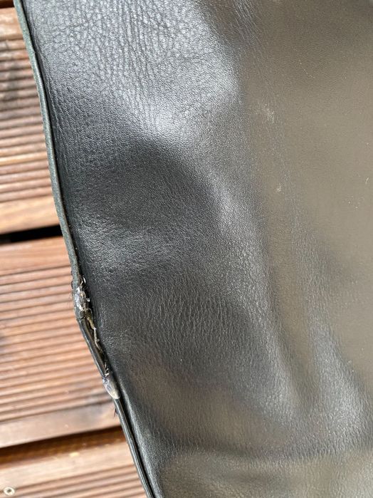 Czarna torebka duża ala skórzana