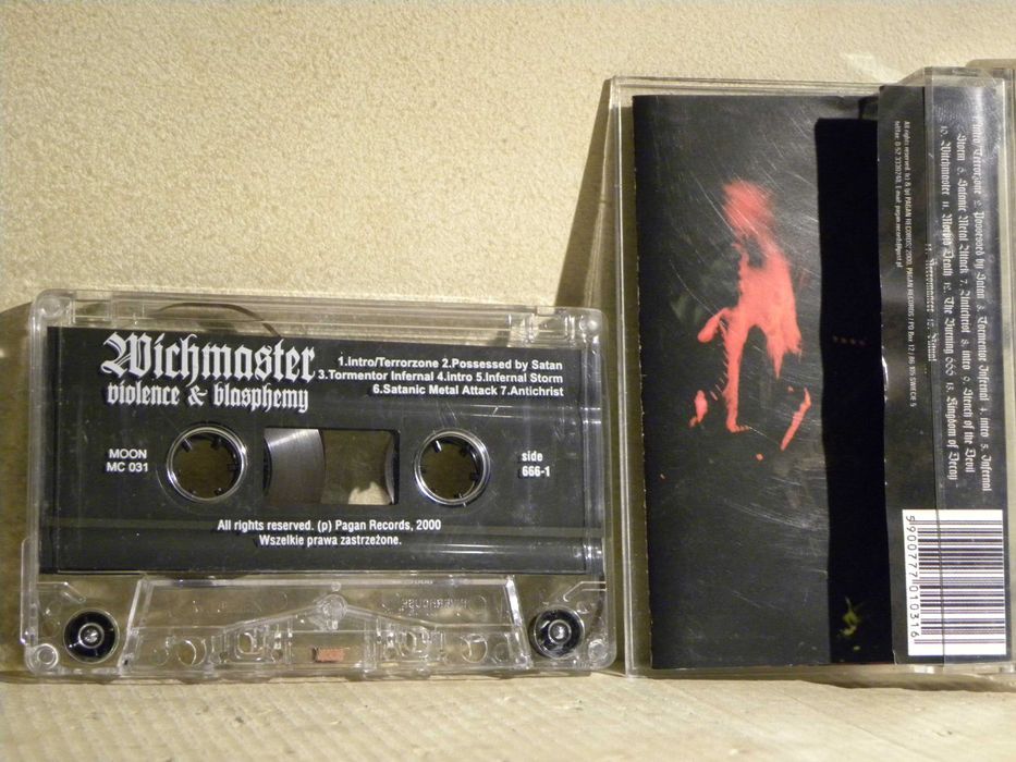 kaseta magnetofonowa Witchmaster – Violence & Blasphemy black metal