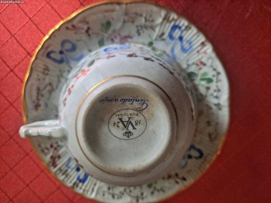 Chávena de chá + chávena de café