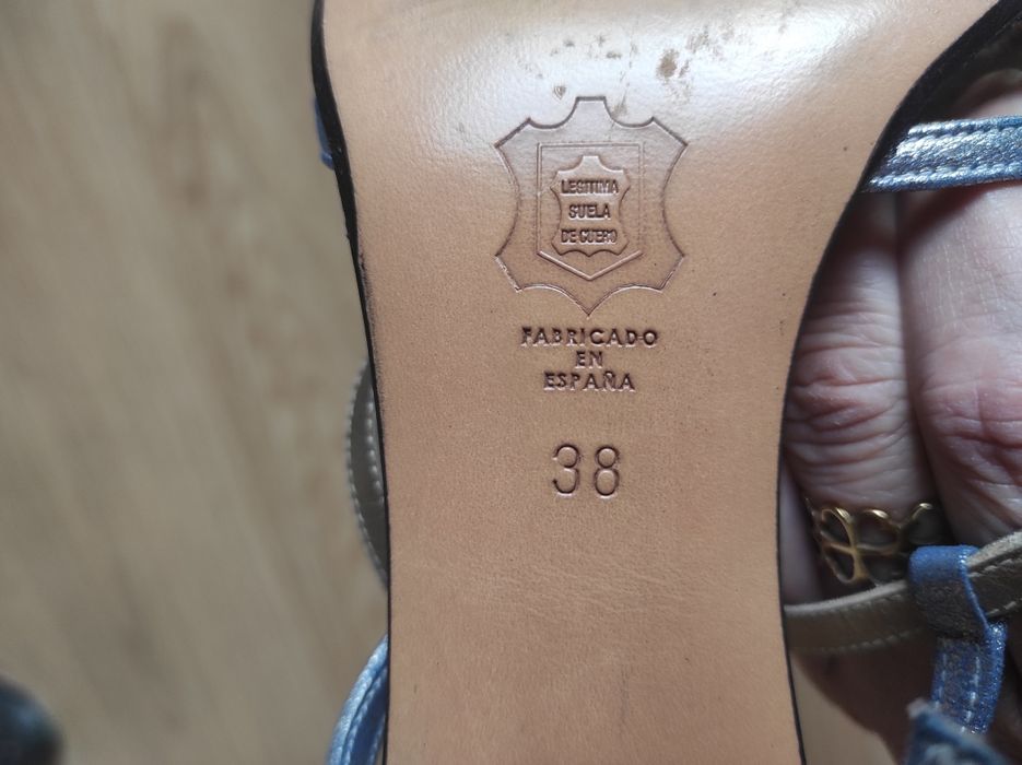 Sandálias azuis Balenciaga