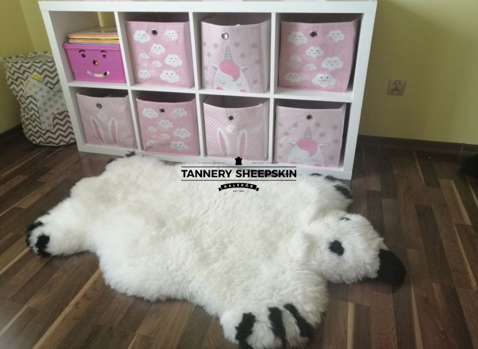 Miś Dywanik Naturalna Skóra Owcza-Skóry Owcze Dekoracyjne Misio