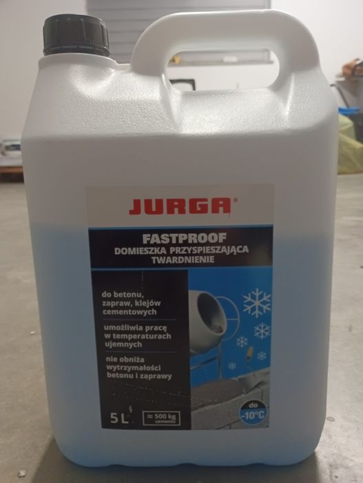 Jurga fastproof domieszka do betonu, zapraw -10 stopni