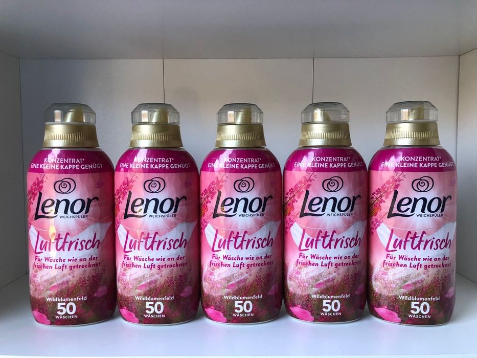 Lenor Wildblumenfeld 50 prań koncentrat do płukania z Niemiec 5 sztuk